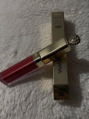 Dolce & Gabbana Creamy Lip Lacquer in Deep Rose